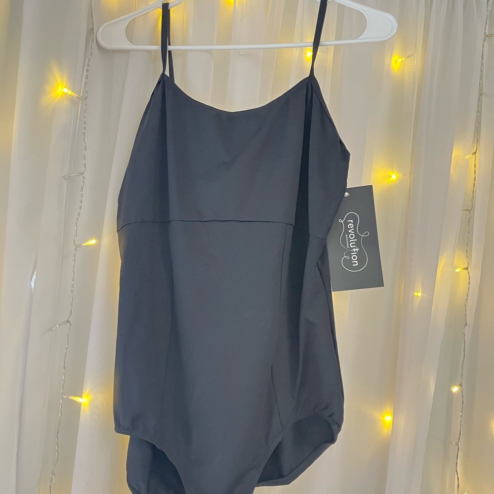 Revolution Black Strappy Leotard